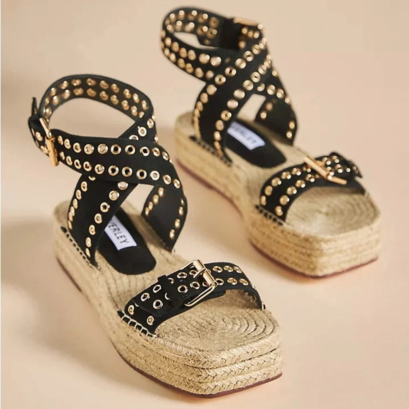 CAVERLEY Spy Espadrille Sandals Size 41/10 - Picture 2 of 9